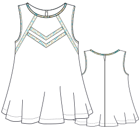 Fashion sewing patterns for LADIES T-Shirts T-Shirt 2880